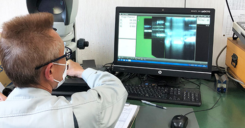 念入りな確認作業